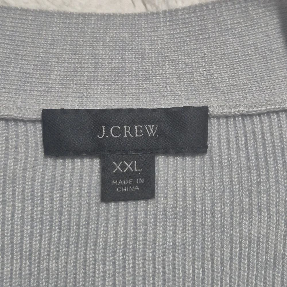 J. Crew Light Gray Women's Cardigan Sweater...Size:XXL
